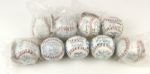 1980s Chicago Cubs Facsimile Signed Baseball - Lot of 8