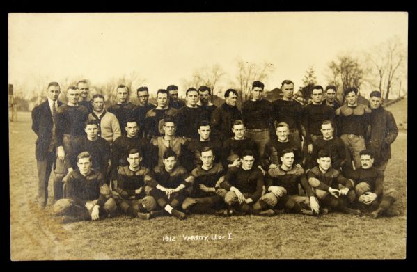 1912 University of Illinois Real Photo Postcard