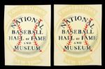 1950s-60s National Baseball Hall of Fame Decal Transfer With Original Backing