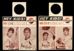 1963 Tulsa Oilers Pepsi Cola Card - Lot of 4 With Original Packaging