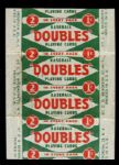 1951 Topps Baseball Wrapper Baseball Doubles Playing Cards