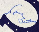 1960s Johnny Unitas Baltimore Colts Signed Full Size Pennant - JSA 