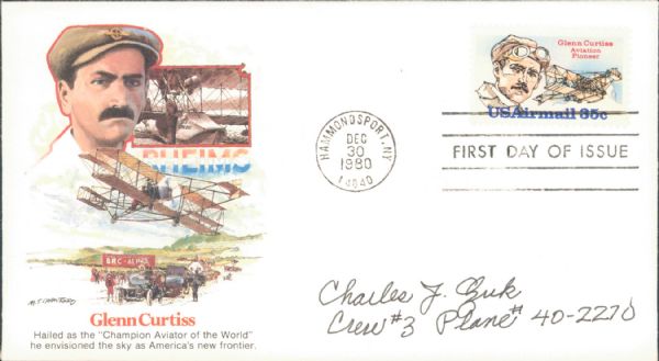 Doolittle Raiders Signed First Day Cover - Lot of 10 - JSA 