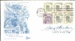 Nobel Prize Gary Becker Economics & Czeslaw Milosz Literature Signed First Day Cover - JSA 