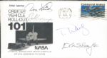 1980s-90s Astronaut Signed First Day Cover - Lot of 3 w/Alexei Leonov Bob Overmeyer Don Lind - JSA