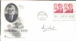 1986-91 Supreme Court Justice Signed First Day Cover - Lot of 5 Incl. Ginsburg & Clarence Thomas - JSA