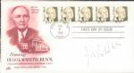 1986-91 Supreme Court Justice Signed First Day Cover - Lot of 5 Incl. Ginsburg & Clarence Thomas - JSA