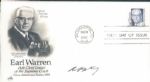 1986-91 Supreme Court Justice Signed First Day Cover - Lot of 5 Incl. Ginsburg & Clarence Thomas - JSA