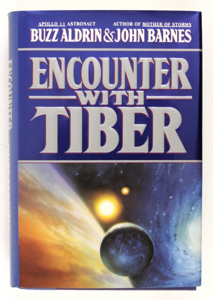 1996 Buzz Aldrin Signed Encounter With Tiber Book - JSA 