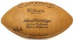 1961 Absolutely the Finest Known Green Bay Packers Team Signed Football - Vince Lombardi's 1st Championship (42 signatures) - Full JSA Letter