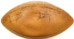 1961 Absolutely the Finest Known Green Bay Packers Team Signed Football - Vince Lombardi's 1st Championship (42 signatures) - Full JSA Letter