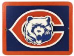 Chicago Bears 3D Wooden 15.5" x 20" Sign - Taken From Soldier Field Locker Room