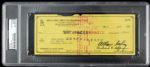 1970s Bud Selig and Gorman Thomas Milwaukee Brewers Signed Checks - PSA Encapsulated - Lot of 5
