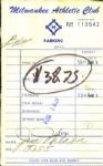 1970s Milwaukee Brewers Signed Receipts and Stubs - Bud Selig Del Crandall - Lot of 28 (JSA)