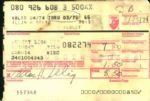1970s Milwaukee Brewers Signed Receipts and Stubs - Bud Selig Del Crandall - Lot of 28 (JSA)