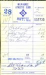 1970s Milwaukee Brewers Signed Receipts and Stubs - Bud Selig Del Crandall - Lot of 28 (JSA)