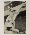 1972 Atlanta Braves Items - Hank Aaron Hitting Record and Bob Buhl Signed 8x10 (MEARS LOA)