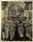 1950s Pee Wee Reese & Billy Herman Brooklyn Dodgers Signed 6" x 8" Photo - JSA