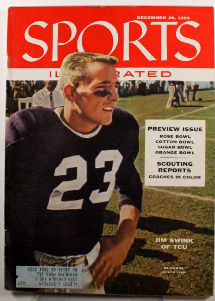 1954-55 Lot of (2) Sports Illustrated - Jim Swink of TCU