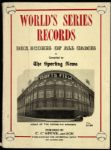 1954 Sporting News World Series Records Booklet