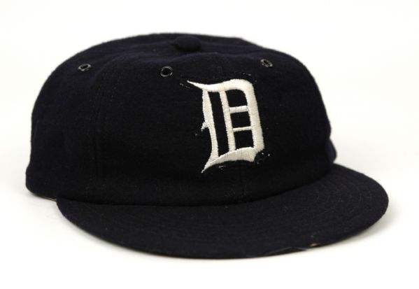 1970s  Detroit Tigers Game Worn Bat Boy Cap (MEARS Auction LOA) 