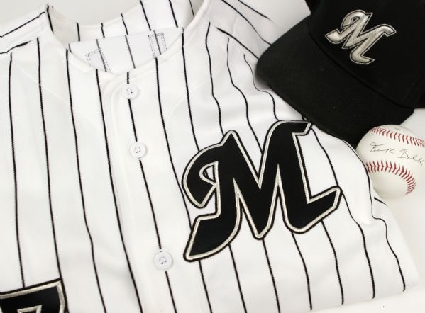 1999 Frank Bolick Game Worn Japanese Jersey, Cap & Baseball (MEARS Auction LOA)