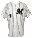 1999 Frank Bolick Game Worn Japanese Jersey, Cap & Baseball (MEARS Auction LOA)