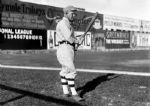 1909 Topsy Hartsel Philadelphia Athletics Charles Conlon Original 11" x 14" Photo Hand Developed from Glass Plate Negative & Published (The Sporting News Hologram/MEARS Photo LOA)