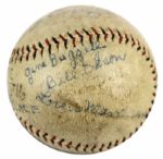 1931 University of Chicago Multi-Signed Baseball - 12 Sigs. (MEARS Auction LOA) 