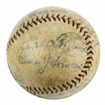 1931 University of Chicago Multi-Signed Baseball - 12 Sigs. (MEARS Auction LOA) 