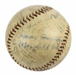 1931 University of Chicago Multi-Signed Baseball - 12 Sigs. (MEARS Auction LOA) 