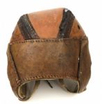 1920s Ken Wel Leather Football Helmet 