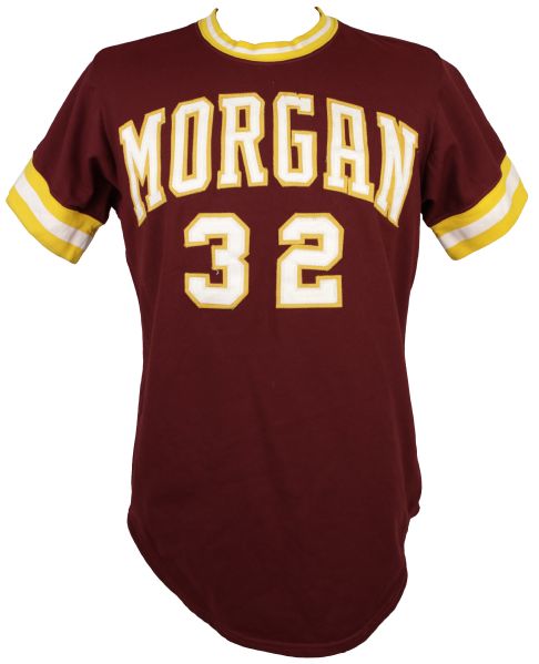 1979-87 circa Morgan (College) No. 32 Baseball Jersey