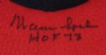 1990s Warren Spahn Milwaukee Braves Signed Mitchell & Ness Flannel & Cap - JSA