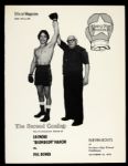 1979 Ray Boom Boom Mancini Professional Debut Fight Program 