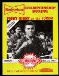 1992 Oscar De La Hoya Professional Debut Fight Program 