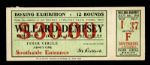1919 Jess Willard vs. Jack Dempsey Full Ticket