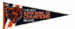 1970s to 1996 Full Size Football Pennants - Lot of 7