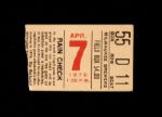 1970 Milwaukee Brewers First Game Ticket Stub 