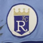 1981 Willie Mays Aikens Kansas City Royals Game Worn Powder Blue Jersey - (MEARS A10)