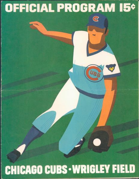 1972-89 Chicago Cubs Program/Scorecard - Lot of 37 Most Scored 