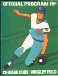 1972-89 Chicago Cubs Program/Scorecard - Lot of 37 Most Scored 