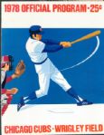 1972-89 Chicago Cubs Program/Scorecard - Lot of 37 Most Scored 