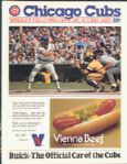 1972-89 Chicago Cubs Program/Scorecard - Lot of 37 Most Scored 