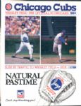 1972-89 Chicago Cubs Program/Scorecard - Lot of 37 Most Scored 