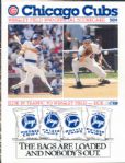 1972-89 Chicago Cubs Program/Scorecard - Lot of 37 Most Scored 