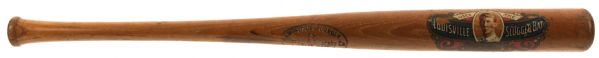 1920s High Grade Eddie Collins H&B Louisville Slugger Decal Mini Bat