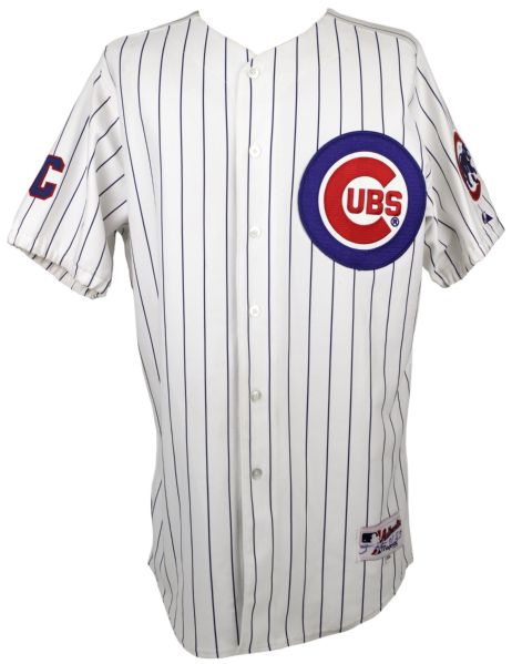 2001 Sammy Sosa Chicago Cubs Game Worn Home Jersey - 3HR Attribution (MEARS Auction LOA)