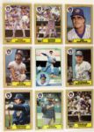 1960-87 Topps Card Collection - Lot of 95 w/1961 Mickey Mantle Many 1960s Cards