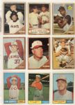 1960-87 Topps Card Collection - Lot of 95 w/1961 Mickey Mantle Many 1960s Cards